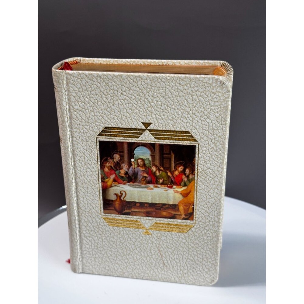 The Catholic Missal Library Of Catholic Devotion Gold Gilt Leatherette Cover 196